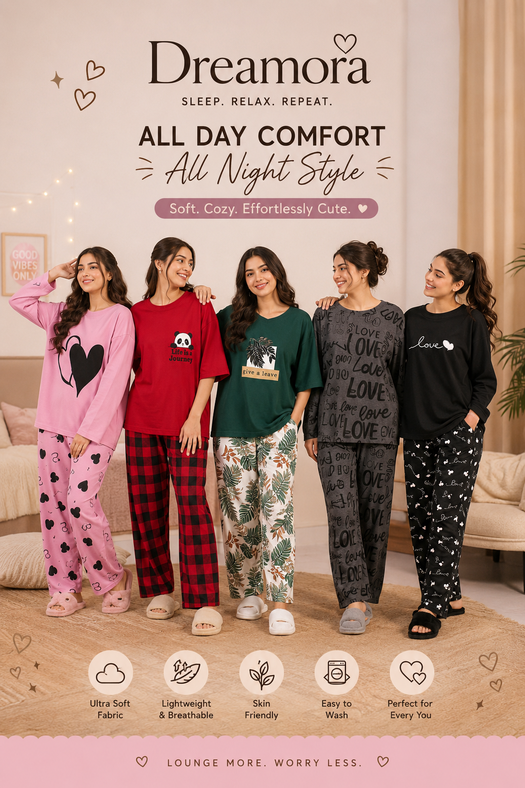 Cozy Night Suits For Female
