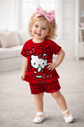 Kitty Bow Kids Night Suit