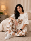 Brown Bear Love Soft Cotton Pj Suit