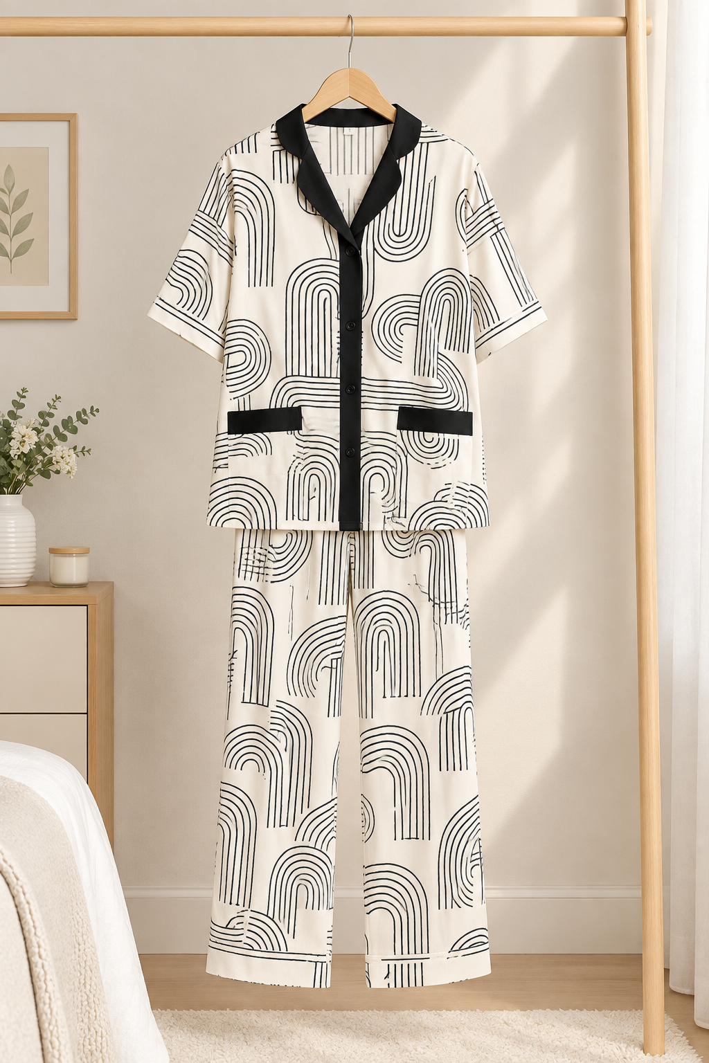 Minimalist Arch Print Pajama Set