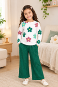 Green Kids Pajama Set