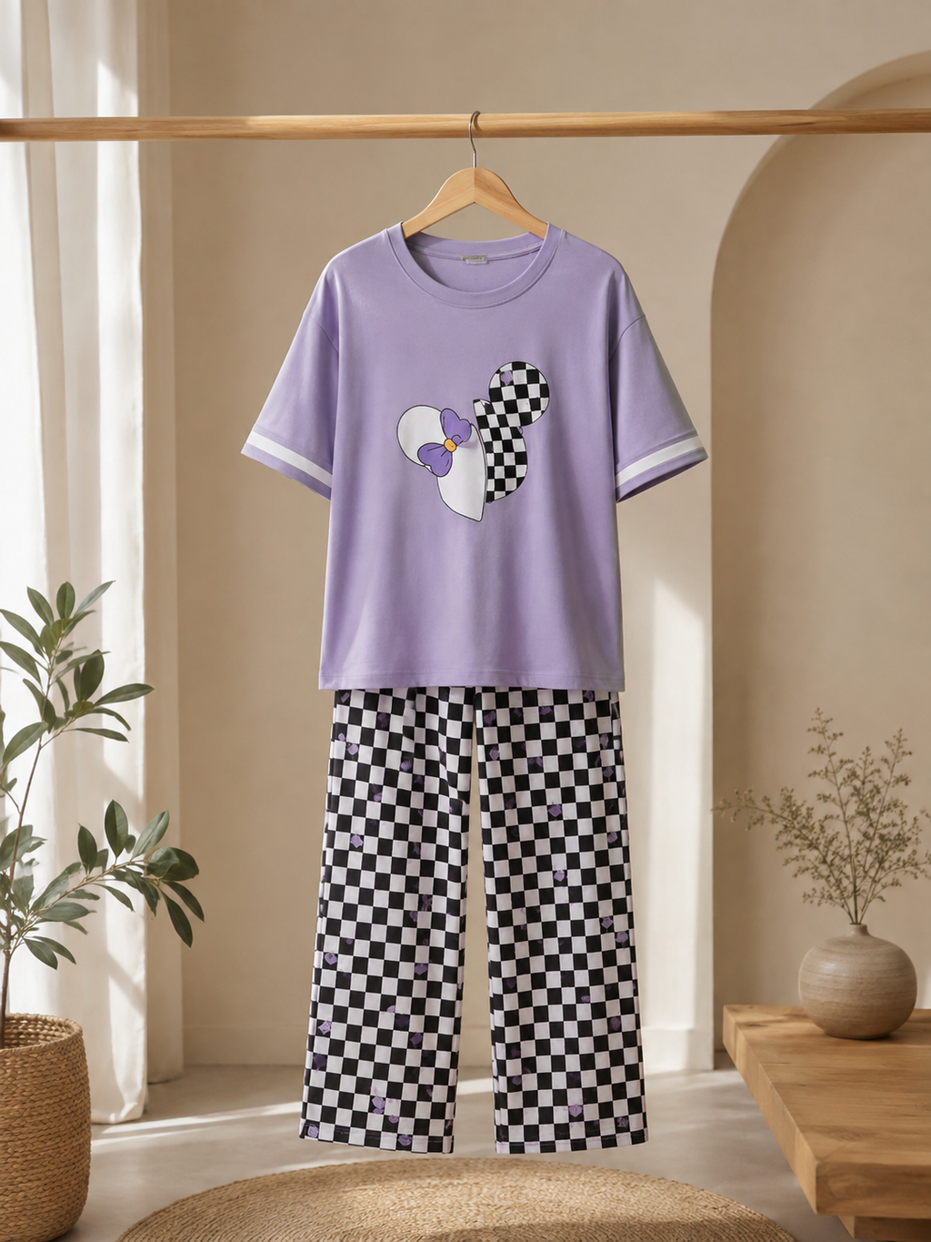 Mickey Love Soft Cotton Pj Suit