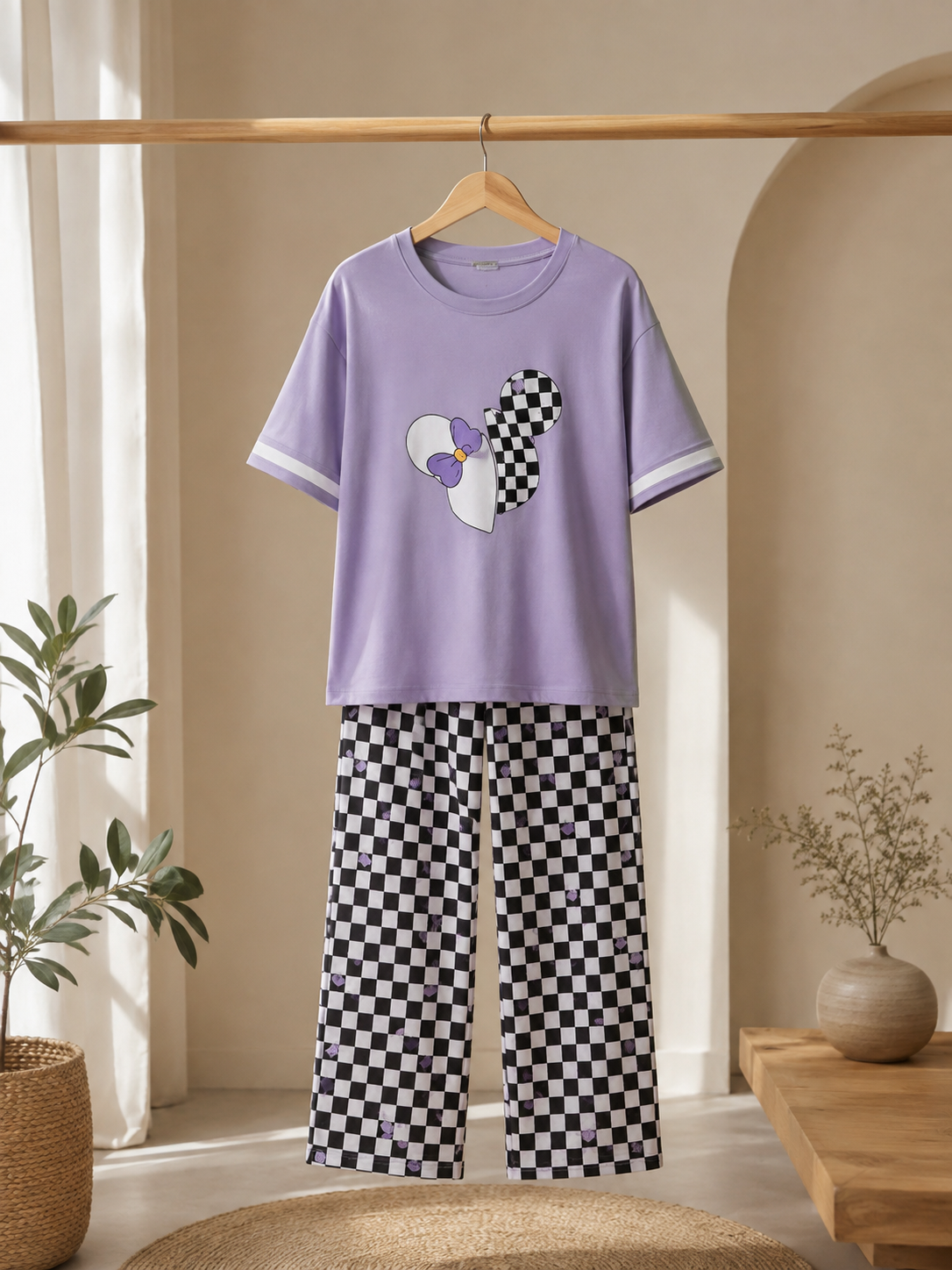 Mickey Love Soft Cotton Pj Suit
